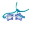 SwimWays 5.75" Blue and Clear Star Shaped Goggles Swimming Pool Accessory for Kids